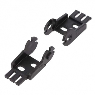 Set of connecting elements of chain 14, E14, Z14, rigid with a comb